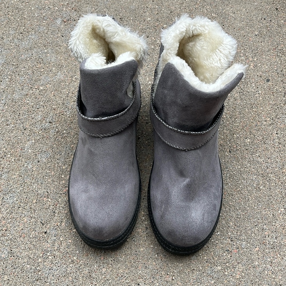 🌟HP🌟Never worn grey lined ankle boots size 38